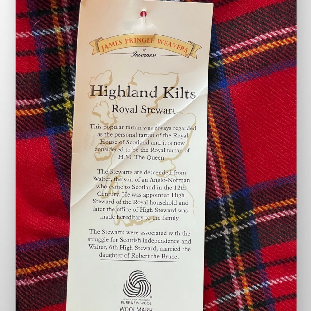 Authentic Girl’s Wool Plaid Scottish Tartan Kilt Size 2 - Picture 4 of 8
